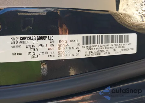 2014 Chrysler Town & Country Touring-L from USA, damaged, VIN 2C4RC1CG0ER170935